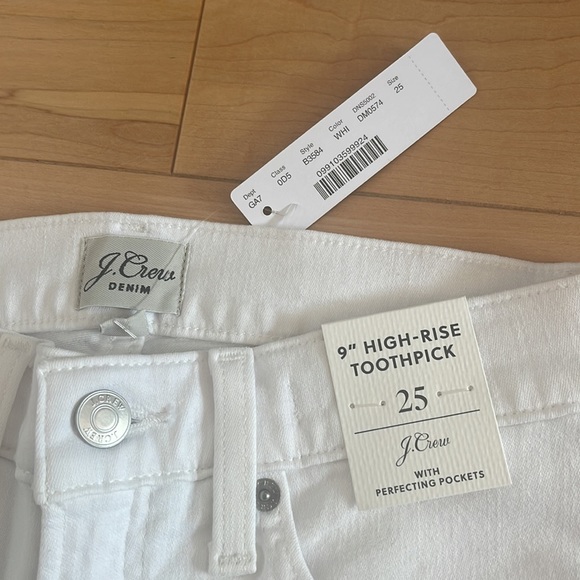 J crew white denim pants - Picture 2 of 3
